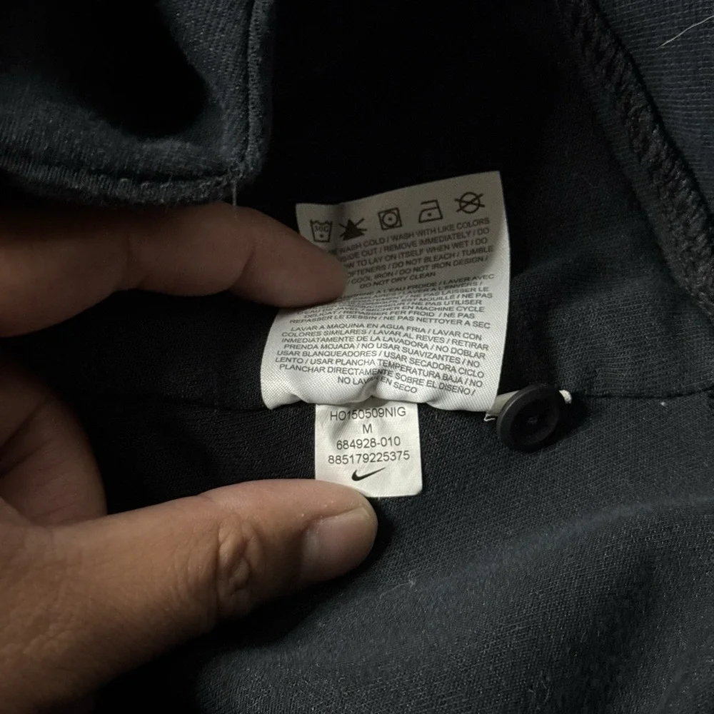 Nike Tech Fleece Cape Hoodie‎ Women's Size Medium Black Activewear Full Zip